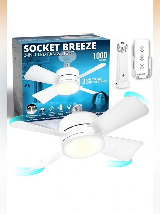 Socket Fan Light - Picture 4 of 4